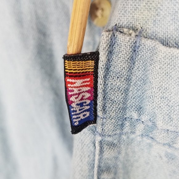 Competitors View shirt chambray DALE JARRET NASCAR ROBERT YATES RACING VTG  L‎ - Picture 7 of 10